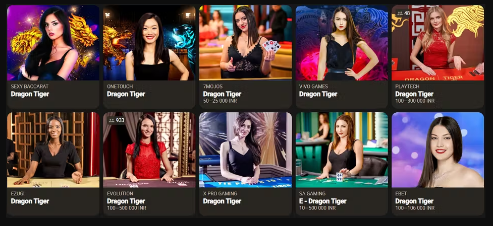 live dragon vs tiger app